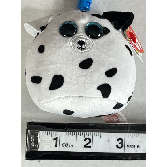 Ty Beanie Boos Cow Clip Small Plush Keychain Black White NWT - Picture 7 of 8